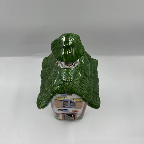 Pencil Tall Skinny Glazed Ceramic Spring Decor House Cottage Chicks Lady Bug - Picture 2 of 10